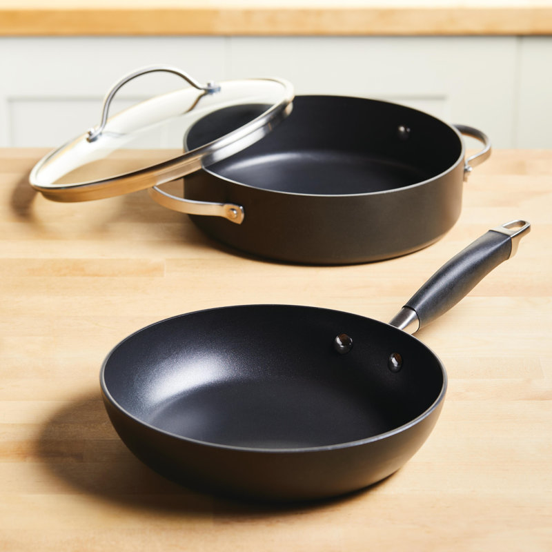 Onyx Nonstick Aluminum 3-Piece Cookware Set with Lid