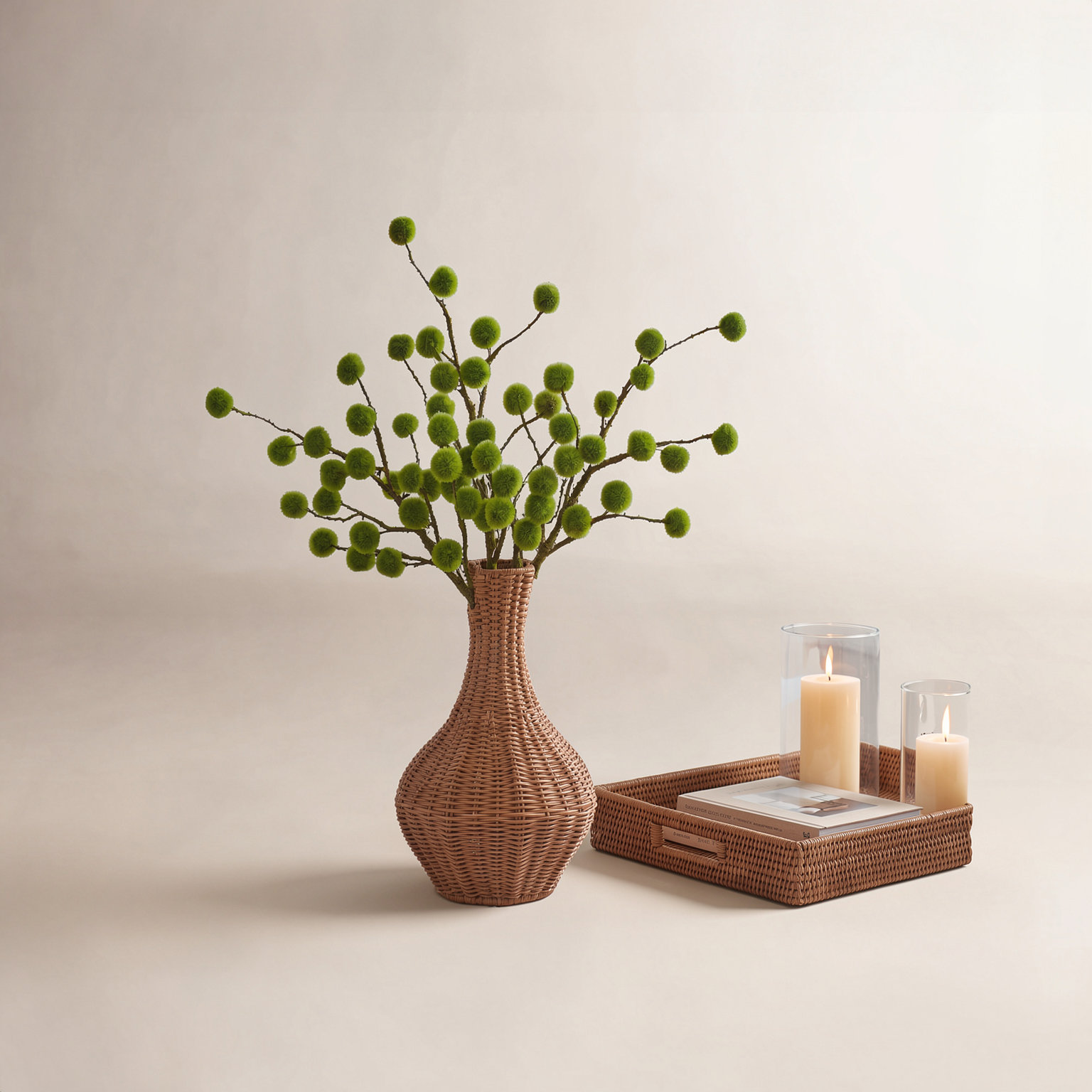 Hanging Moss Ball Stems