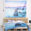 Tapisserie marine mauve et ciel marin-28503546