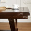 Environmentally pure solid wood log dining table-109664549