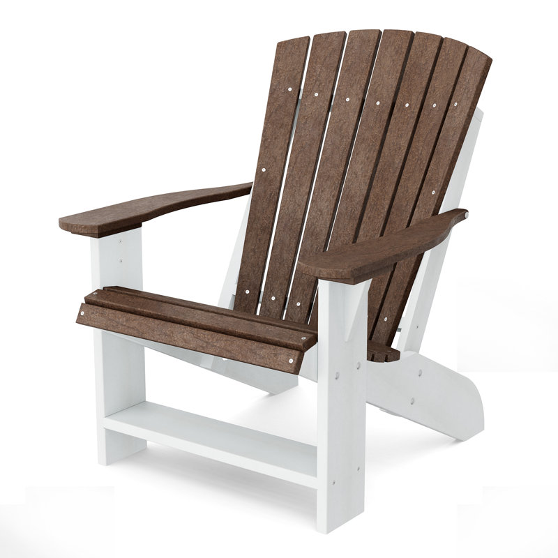 Chaise Adirondack Heritage, Brun Tudor / blanc