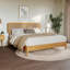 Lit plateforme en bois massif avec tête de lit Anspach-811737050-866825061