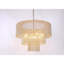 Lustre rond en acier inoxydable clair à 3 niveaux Kiska-89223190-89223196-130633176
