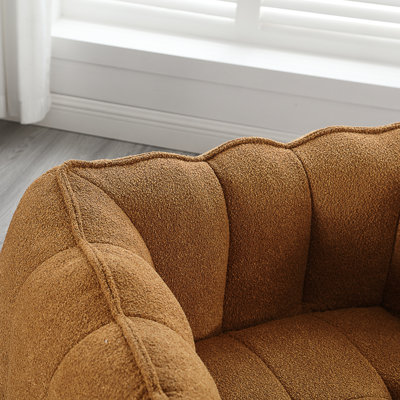Soft Bean Bag Chair With High Resilient Foamfor Living Room And Bedroom by Trule