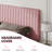 Velvet Upholstered Platform Bed Headboard and footboard with soft-padded vertical channel quilting-759721670-759721665