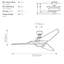 Camptown 60cm Ceiling Fan with LED Lights-724017560-724017561