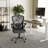 Girdie Mesh Office Task Chair With Flip-Up Arms-1338235272