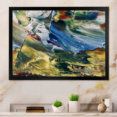Œuvre d'art moderne et contemporaine sur toile