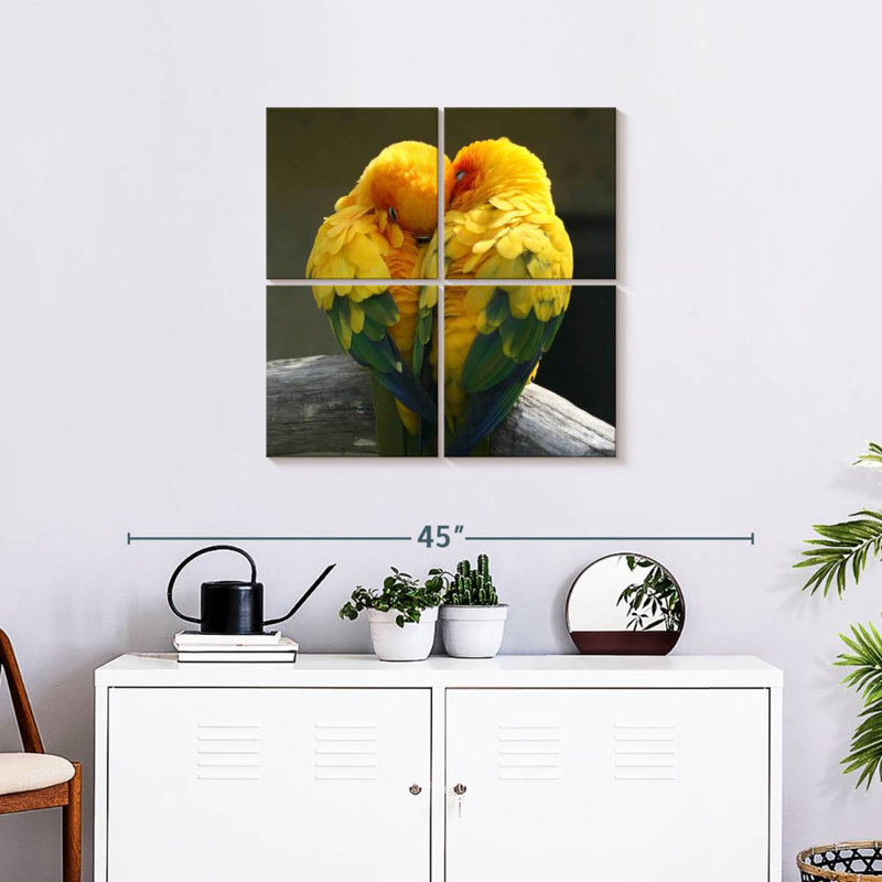 Brampt Lovebirds Snuggle, 26" H x 26" W