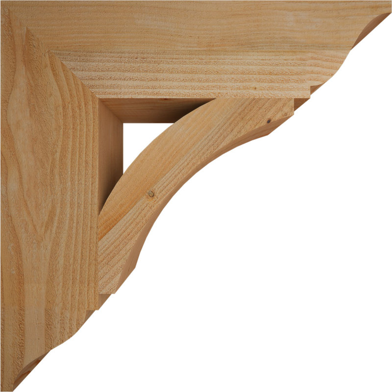 Thorton Traditional Bracket, Douglas Fir (Rough), 24"H x 6"W x 24"D