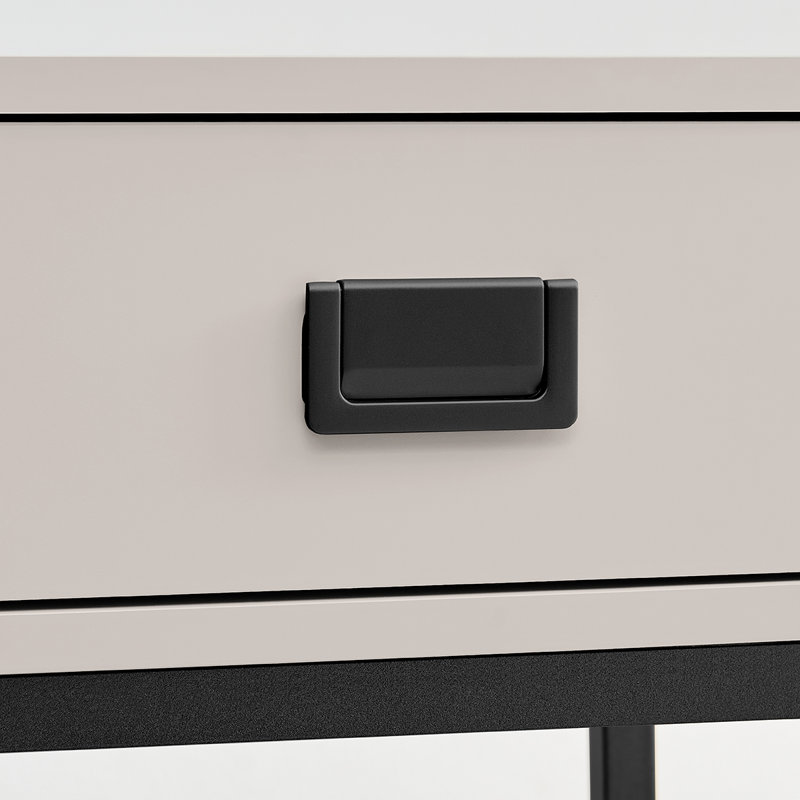 40cm W Metal Bedside Table