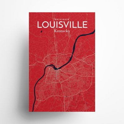 «Louisville City Map», impression