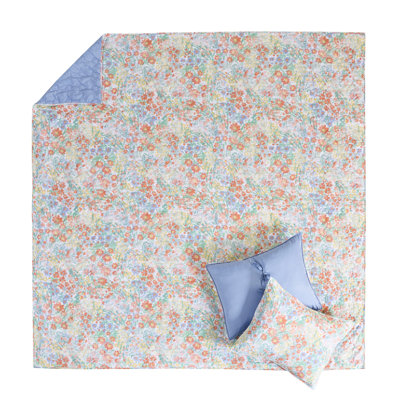 Greenland Home Fashions Alice Pastel 3-Piece King/Cal King Quilt Set, 105x95 Inch