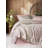 Luxury Cotton Satin Quilt Cover Set, Powder Color, 78.7 x 78.7 inches | 100% Cotton, 210 Thread Count | Includes 2 Pillowcases (31.5 x 31.5 inches) | Machine Washable, Elegant Reactive Printing, Button Closure-112932020-112932022