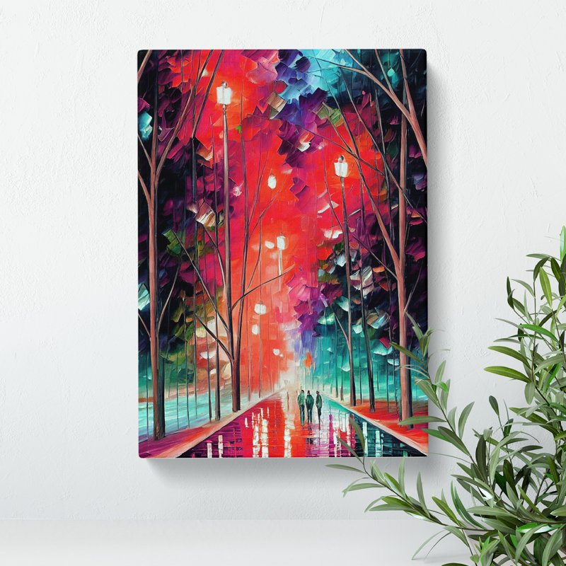 Woodland Forest In Colour No.4 - Wrapped Canvas Print, 50cm H x 35cm W x 3cm D
