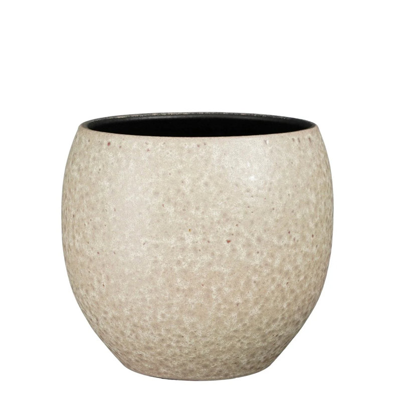 Canfall Ceramic Pot Planter, Grey, 28cm H x 28cm W x 28cm D