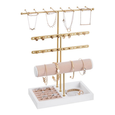 Metal Jewelry Organizer Tray + Portable