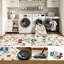 Rectangle 60 cm x 240 cm Floral Area Rug