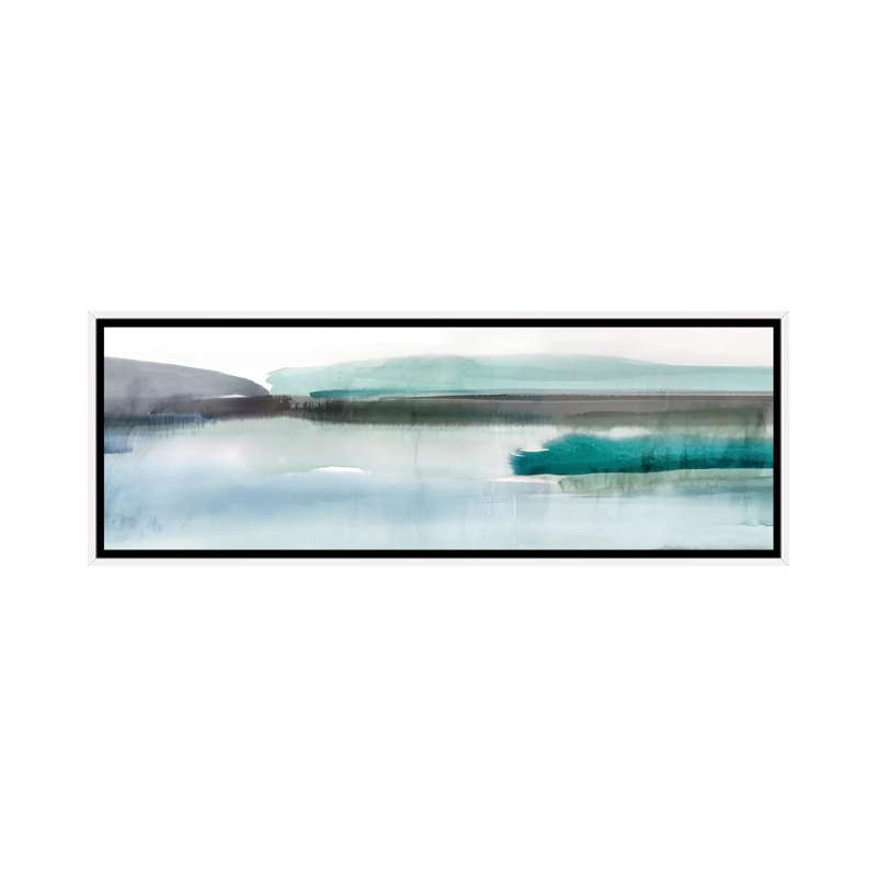 «Slide Away I» par Isabelle Z - impression panoramique, H 16 po x l 48 po x 1,5 po, Toile blanche encadrée