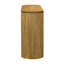 Console courbée tendance avec rayures verticales - Bureau en pin spacieux pour la construction de maisons et le processus d'assemblage sans effort Embellissement contemporain-129487736