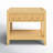 Pilla 2 Drawer Solid Wood and Rattan 25.2" Nightstand