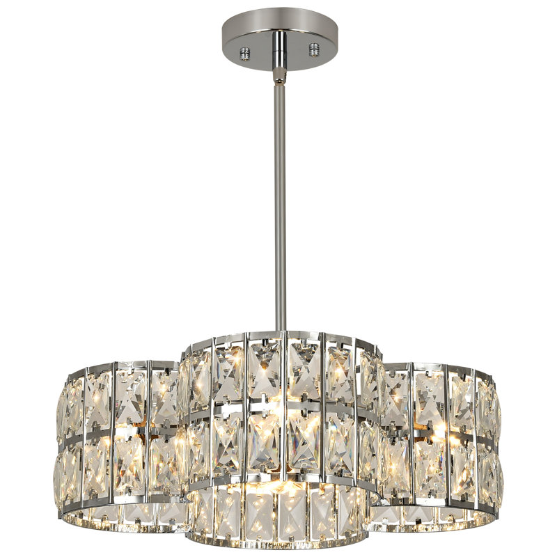 4 - Light Chandelier, Chrome