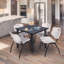 Plateau de table Kee Square, 4 chaises empilables-1810362140-1843066368-1843066371