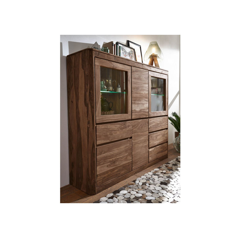 Toronto 166cm Sideboard, Smoked Cherry
