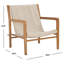 Fauteuil l 26 po en polyester