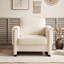 Fauteuil d'appoint rembourré avec accoudoirs Boucle-1664579347