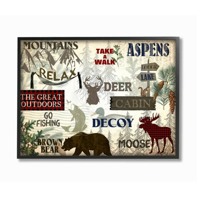 Montagne, activités de la forêt, camping, chasse, phrases de Kim Allen - impression d'art graphique