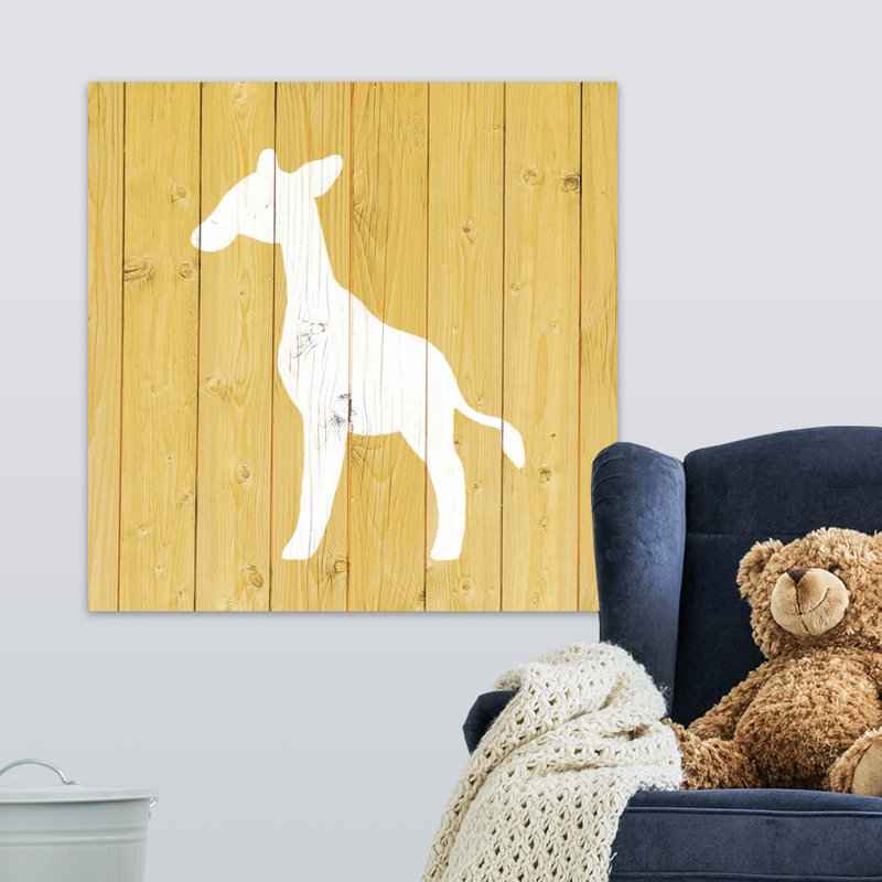 « giraffe zoo animal shape », impression, H 30 po x l 30 po x P 1,25 po, Toile