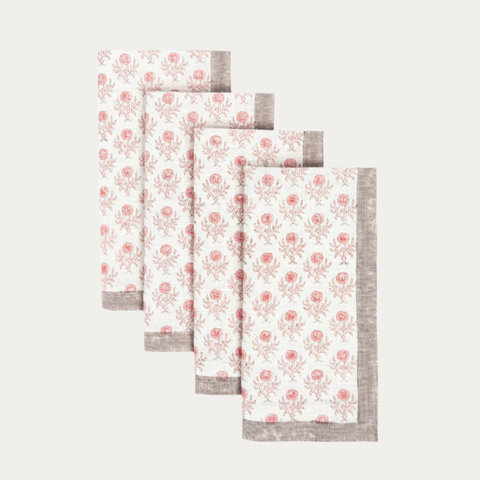 Hand-Blocked Napkins