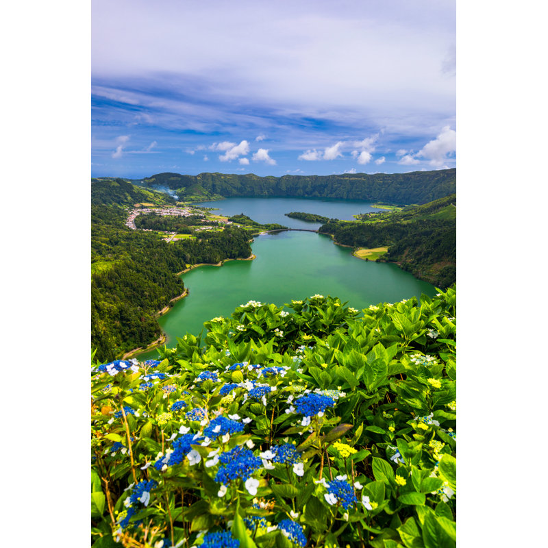 Seven Cities Lake by DaLiu - Wrapped Canvas Print, 46cm H x 30cm W