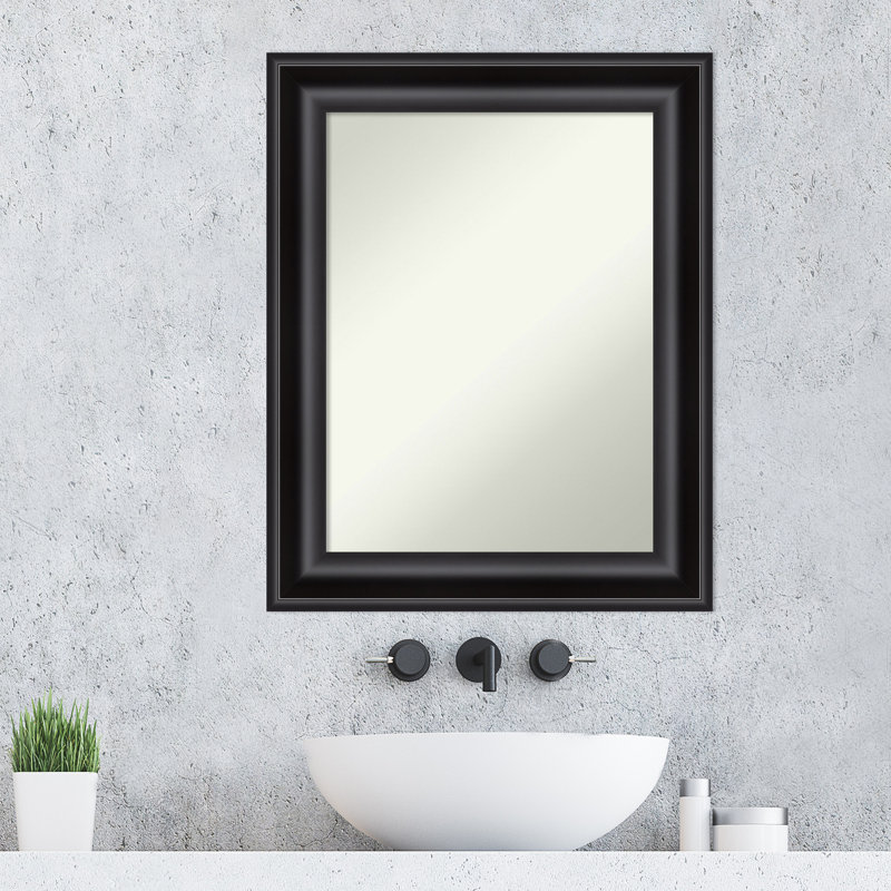 Miroir de salle de bain Grand Black, 29,75 po x 23,75 po