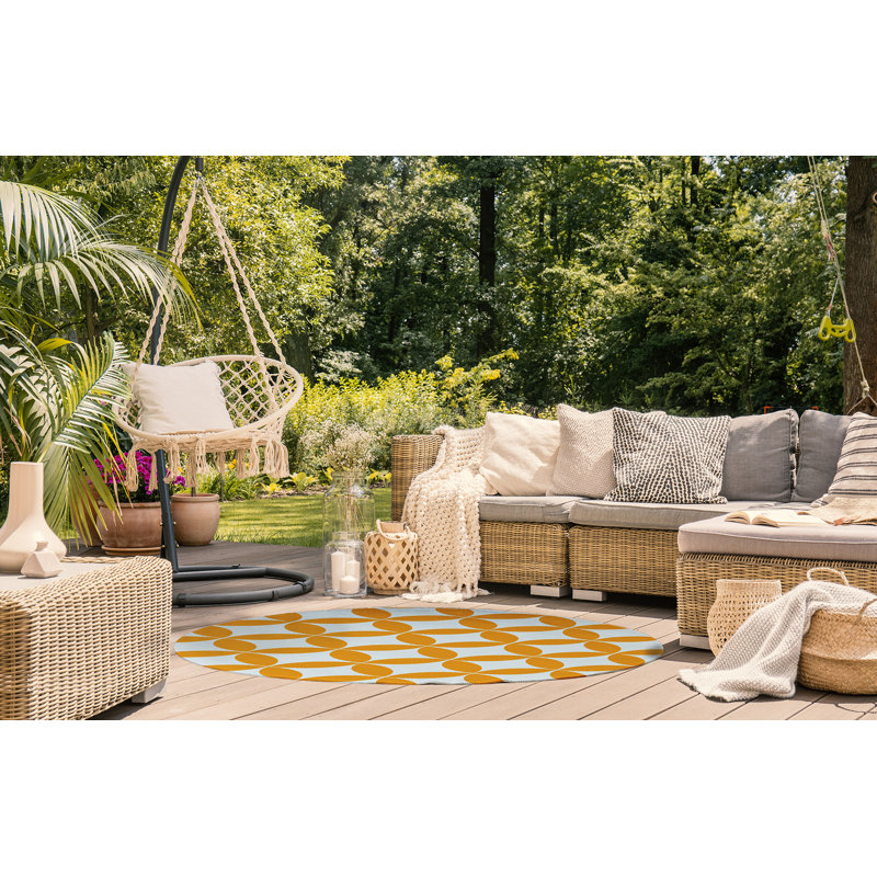 Borgwald Chenille Geometric Indoor Rug, Rectangle 4' x 6'