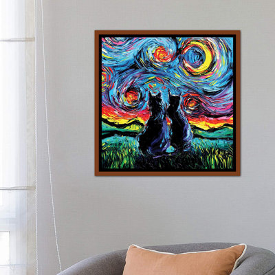 «Van Gogh's Cats» par Aja Trêves - reproduction d'art