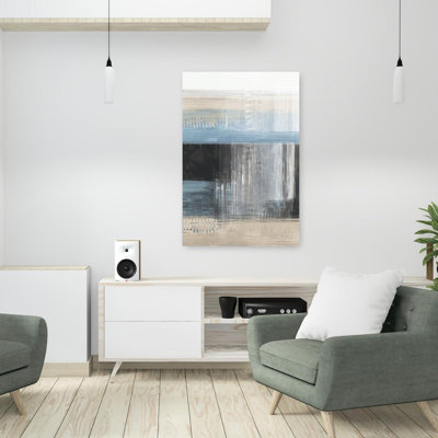 «Mute Horizons In Motion», paysage moderne abstrait, art