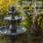 48.03" Italian Outdoor Water Fountain, 3-Tier Garden Fountains and Waterfall with Pump & Pineapple Finial, Freestanding Resin Waterfall Fountain Feature for Patio,Backyard,Home Decor -1541597543