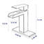 Robinet de lavabo de salle de bain avec Darin escamotable et plaque de pont-115638112