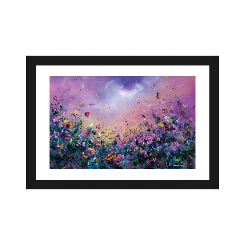 « arc-en-ciel » par jaanika talts-impression sur image, H 24 po x l 32 po x P 1 po, Papier avec cadre noir