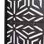Écran d'intimité extérieur et intérieur en métal H 76 po x l 48 po, écran d'intimité décoratif autoportant pour terrasse de balcon de terrasse, panneaux de clôture d'intimité pour jardin extérieur PS115 NOIR-2127083532