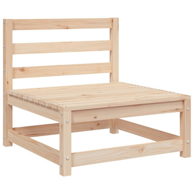 Ophelia & Co. Patio Sofas Armless 3 Pcs 27.6"X27.6"X26.4" Solid Wood Pine by Ophelia & Co.