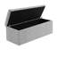Safar Large Naples Ottoman Storage Box – Multi- Functional Striped Upholstered Blanket Box-116641131-117135480