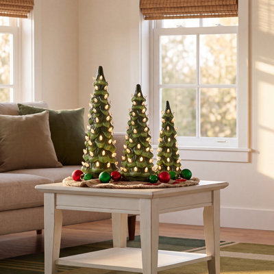 Lighted Artificial Christmas Tree