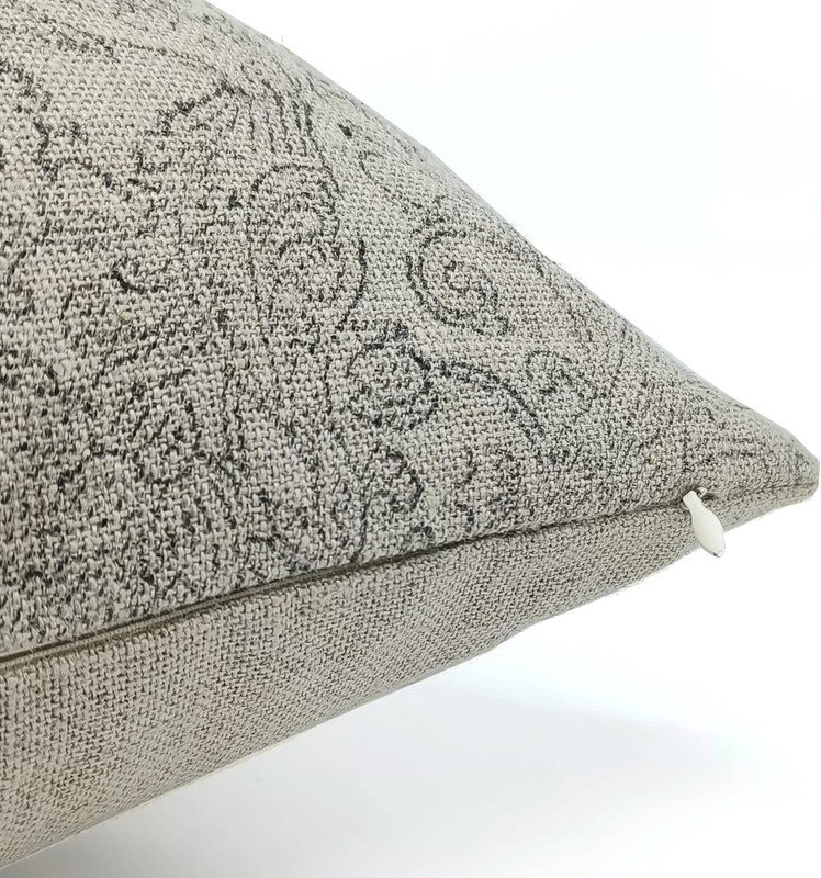 Housse de coussin intérieur / extérieur Floral Linen, 14 po x 36 po