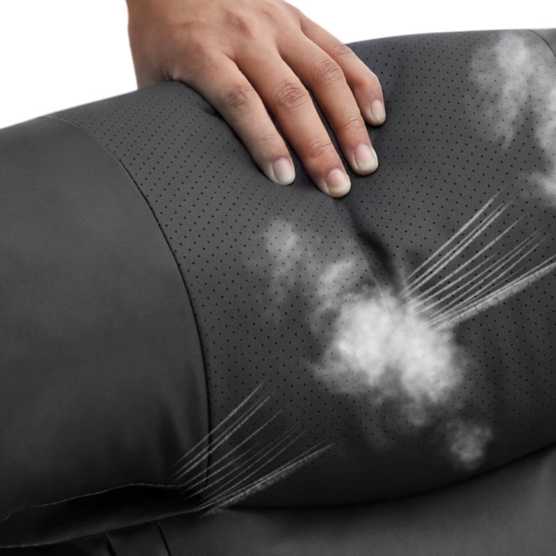 Chaise de bureau avec repose-pieds Fauteuil de jeu inclinable à dossier haut Fauteuil de jeu pivotant en cuir durable