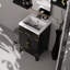 Meuble-lavabo simple en chêne noir 20 po Largeur, miroir de 18 po, comptoir en acrylique, fermeture en douceur et capacité de rangement avec plateau, espace-1933547143