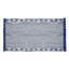 Nappe rectangulaire bleue motif éléphant thaïlandais