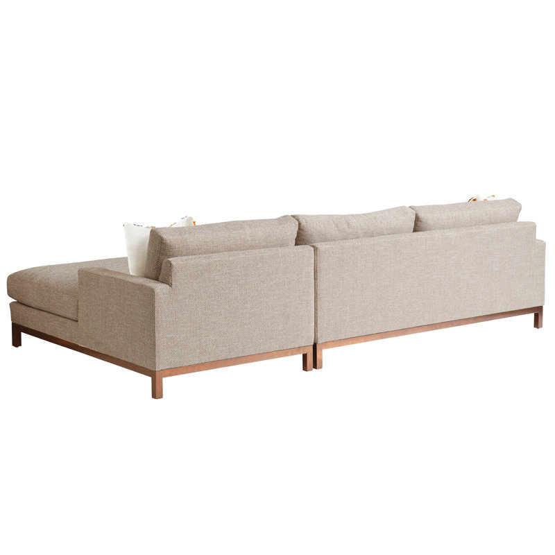 Barclay Butera Upholstery Chaise Sectional, Right Hand Facing